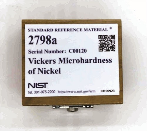 SRM 2798a 鎳的維氏顯微硬度標準品