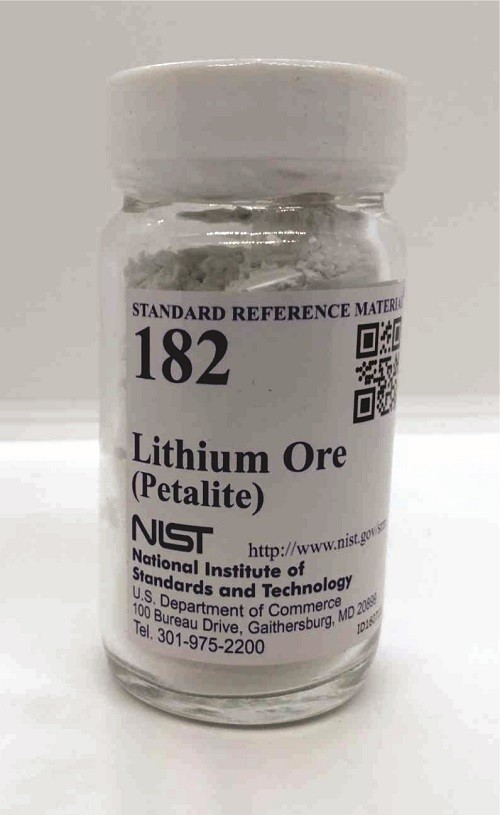 SRM 182  鋰礦(Petalite)標準品